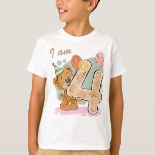Vierter Geburtstag T-Shirt