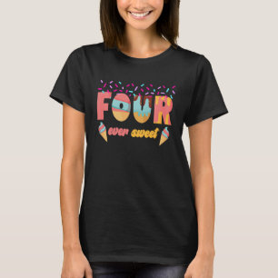 Vierter Geburtstagsfeier, 4. Geburtstagsparty T-Shirt