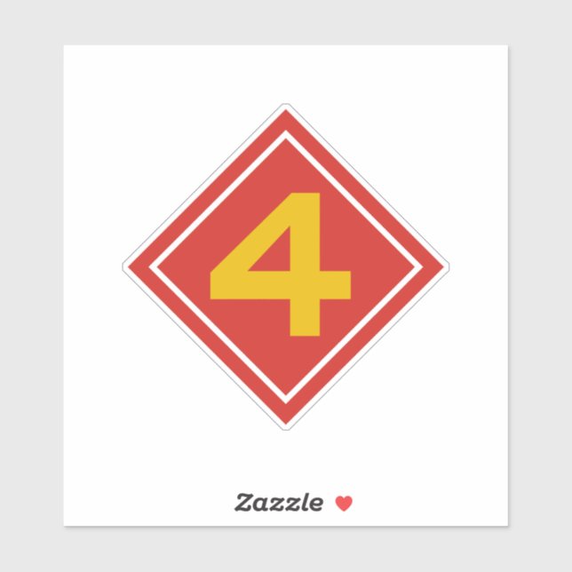 Vierter Geschäftsbereich Marine Militärische Staat Aufkleber (Blatt)