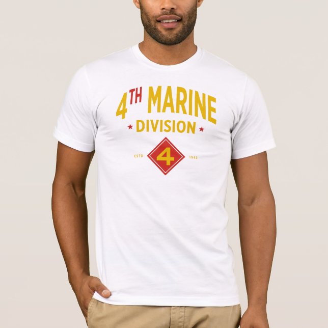 Vierter Geschäftsbereich Marine Militärische Staat T-Shirt (Vorderseite)