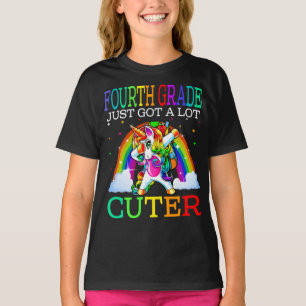 Vierter Grad gerade ein viel Niedlicheres Einhorn T-Shirt