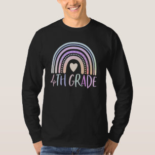 Vierter Grad Pastel Rainbow Girls Dozentin T-Shirt