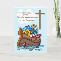 Vierter Jahrestag der Taufe Boy Noahs Arche