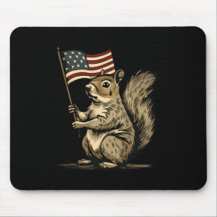 Vierter Juli 4. Juli Patriotische amerikanische Fl Mousepad