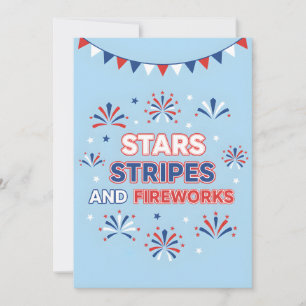Vierter Juli Bleib Funkelnd Amerika Patriotisch Feiertagskarte