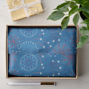 Vierter Juli Feuerwerk Seidenpapier
