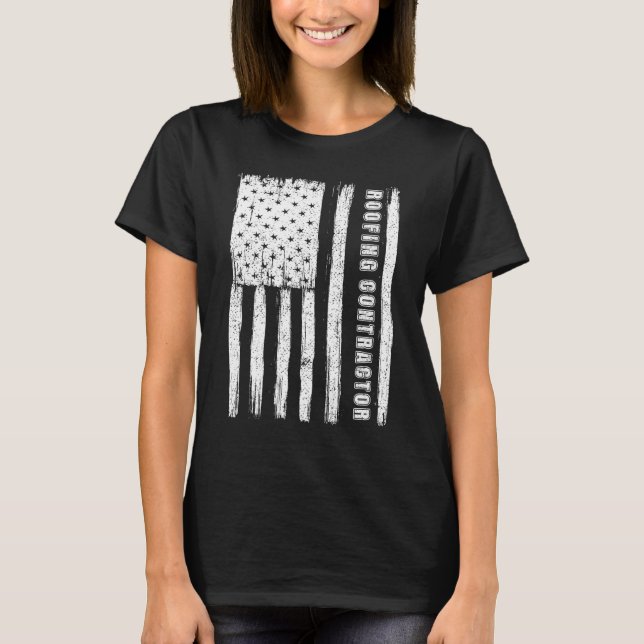 Vierter Juli für Männer Dachdecker T-Shirt (Vorderseite)