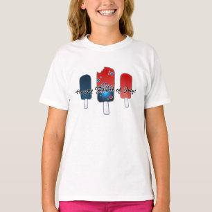 Vierter Juli Popsicles-Shirt T-Shirt