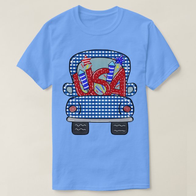 VIERTER LKW IM JULI 4 T-Shirt (Design vorne)