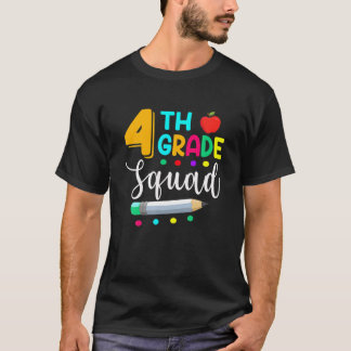 Vierter Platz des vierten Lehrerstuhlteams Zurück T-Shirt