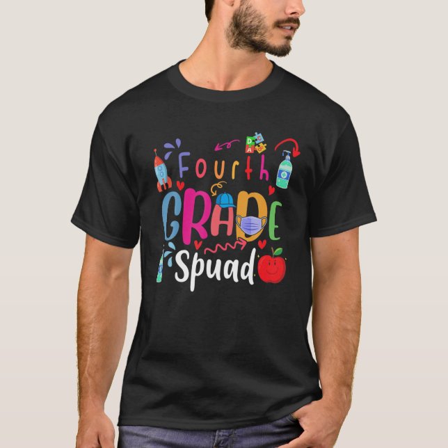 Vierter Platz erster Schultag T-Shirt (Vorderseite)