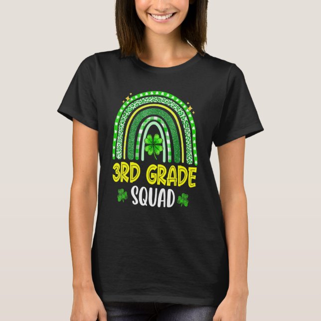 Vierter Platz St Patricks Day Funny Match T-Shirt (Vorderseite)