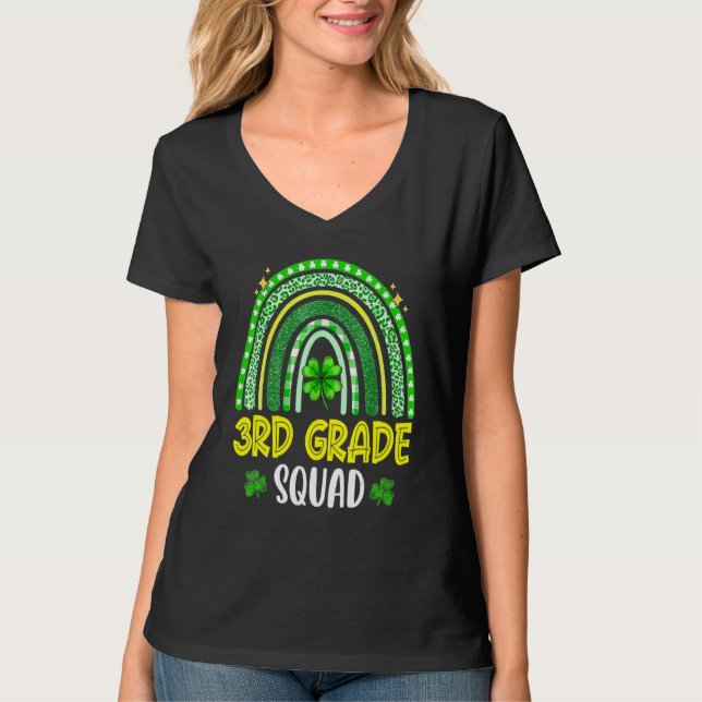 Vierter Platz St Patricks Day Funny Match T-Shirt (Vorderseite)