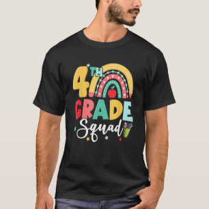 Vierter Platz Team Zurück zur Schule Mädchen Bo T-Shirt
