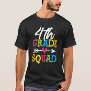 Vierter Platz Vierter Lehrer Student Team Zurück T T-Shirt