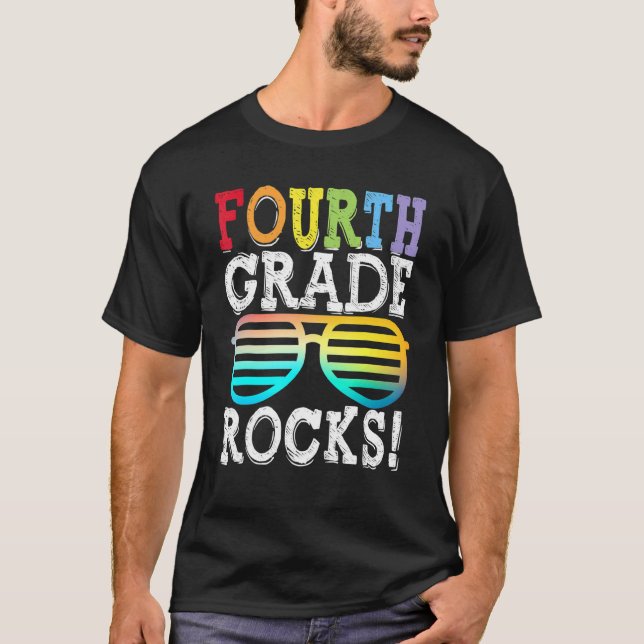 Vierter Platz zurück zur Schule T-Shirt (Vorderseite)