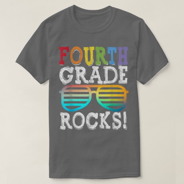 Vierter Platz zurück zur Schule  T-Shirt (Design vorne)