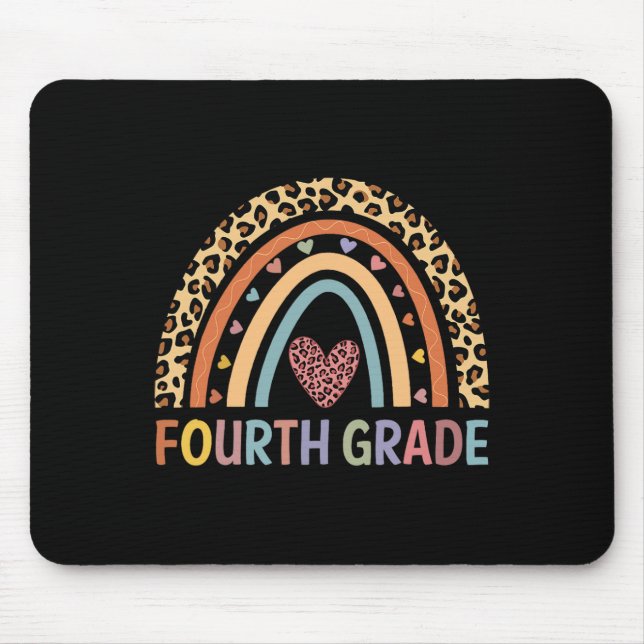 Vierter Rainbow-Lehrer-Team Vierter Platz Mousepad (Vorne)