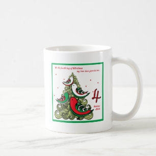 Vierter Tag von Weihnachten Tasse