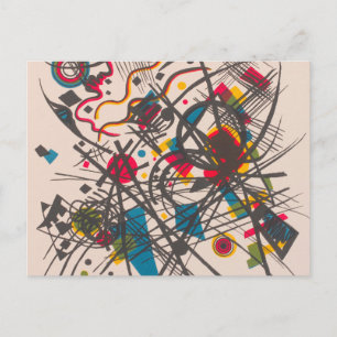 Viertes Bauhaus-Ballet, 1923 von Wassily Kandinsky Postkarte