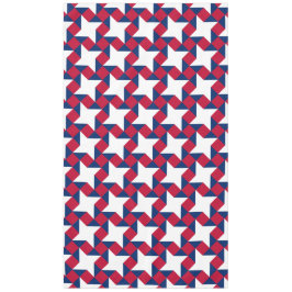 Viertes Muster für rote, weiße und blaue Juli Tischdecke