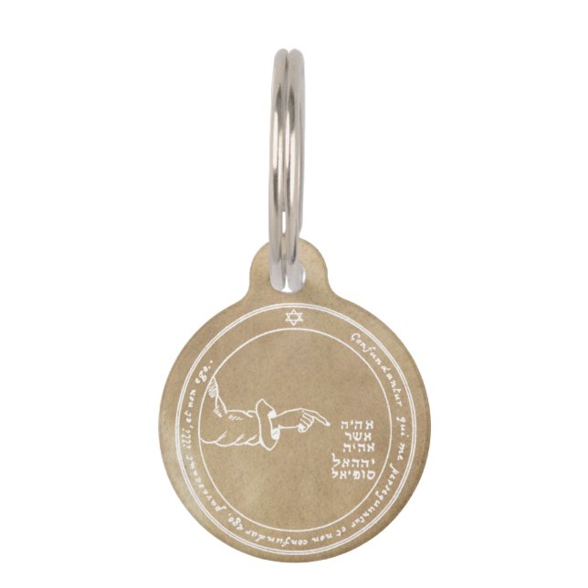 Viertes Pentagramm des Mondes Haustiermarke (Vorderseite)