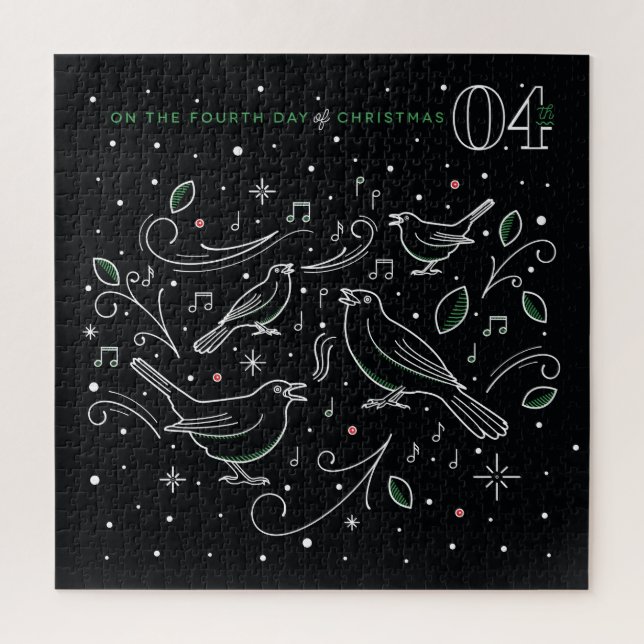 Viertes Weihnachtspuzzle 20x20 Puzzle (Vertikal)