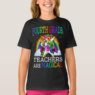 Viertklassige Lehrer sind magische Einhorn T-Shirt