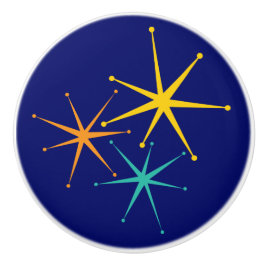 Vierundfünfzig - Triple-Star-Burst-Knopf Keramikknauf