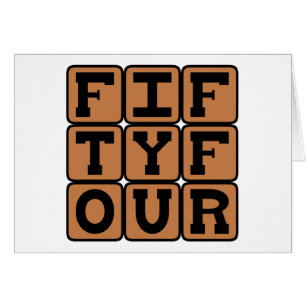 Vierundfünfzig, Zahl 54