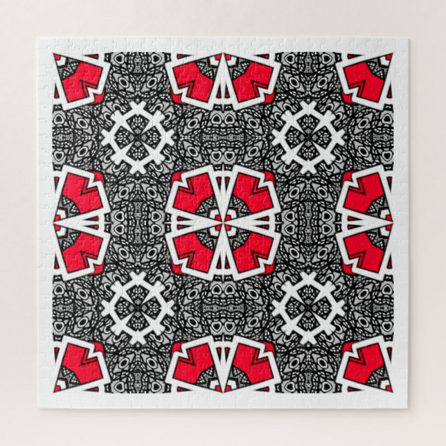 Vierzehn Kaleidoskop Art Puzzle (Vertikal)