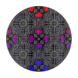 Vierzehn Kaleidoskop Art Schneidebrett