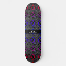 Vierzehn Kaleidoskop Art Skateboard