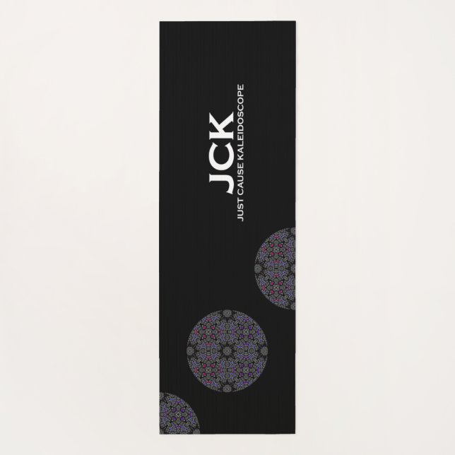 Vierzehn Kaleidoskop-Kunst fünfzehn Yogamatte (Rückseite)