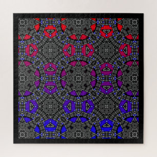 Vierzehn Kaleidoskop-Kunst Puzzle