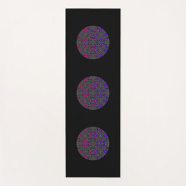 Vierzehn Kaleidoskop-Kunst Yogamatte