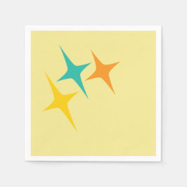 Vierzig - dreifache Sternexplosion Serviette