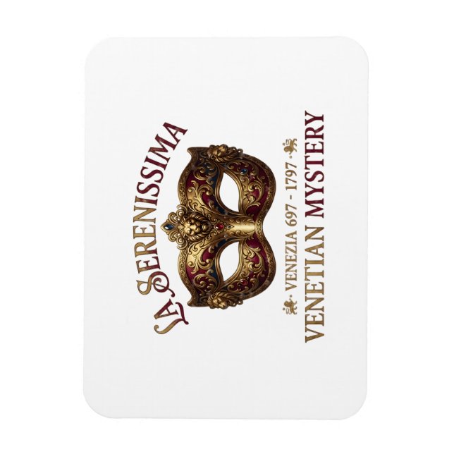 Vierzig & Fantastisch: La Serenissima Einladung Magnet (Vertikal)