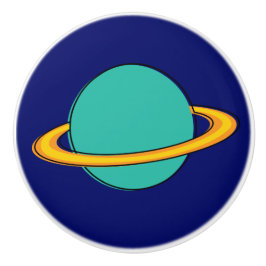 Vierzig - grüner Ringelknochen Keramikknauf