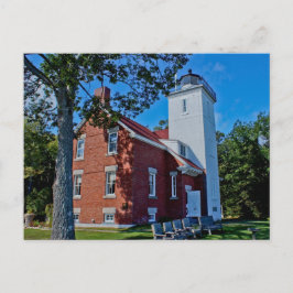Vierzig-Mile-Point-Leuchtturm Postkarte