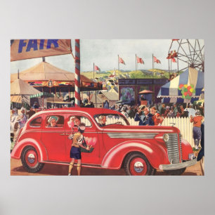 Vierzigerjahre Desoto Plakat