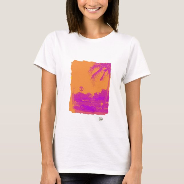 Vierzigerjahre Harley in Hawaii T-Shirt (Vorderseite)