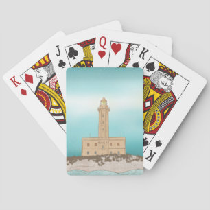 Vieste Lighthouse Italien Spielkarten