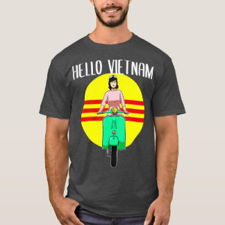Viet Vietnamese Vietnam Motorbike Hallo Ao Dai Bik T-Shirt