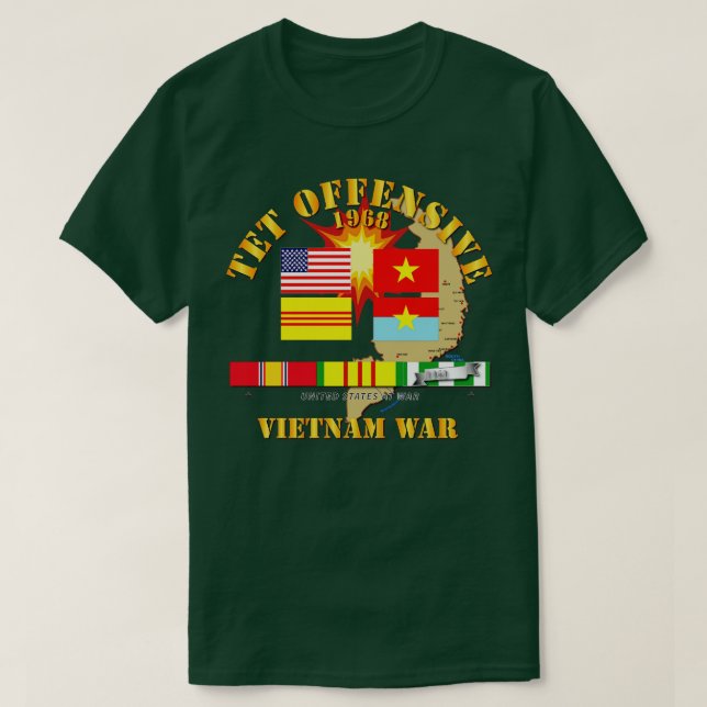 Vietnam 1968 - Tet-Offensive T-Shirt (Design vorne)