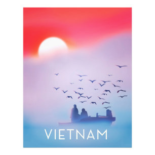 Vietnam Abend Sun Vacacation Poster