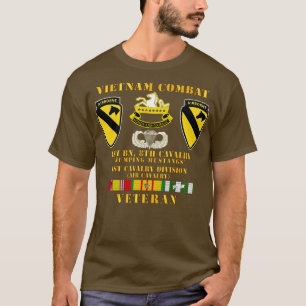 Vietnam Combat Vet w 1. Bn 8. Cav 1. Cav Div Ju T-Shirt