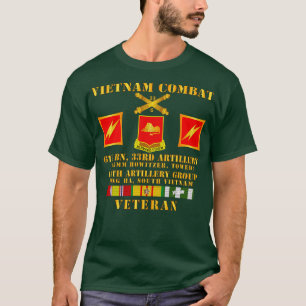 Vietnam Combat Veteran 6. Bn 33. FA 108. Artill T-Shirt