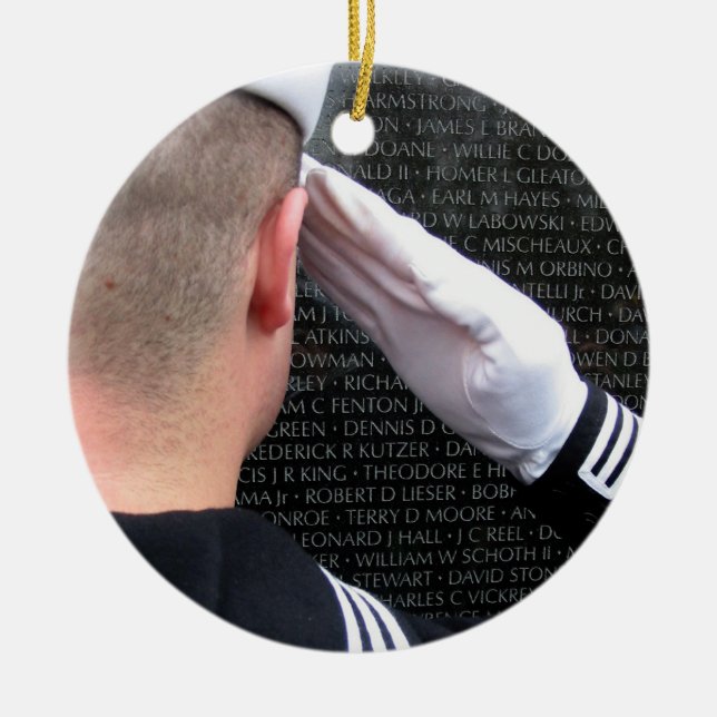 Vietnam-Denkmal-Wand Keramikornament (Vorne)