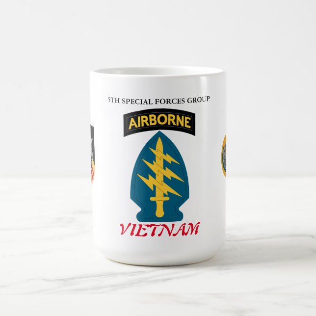VIETNAM DER GRUPPE "SONDERKRÄFTE" KAFFEETASSE (Mittel)